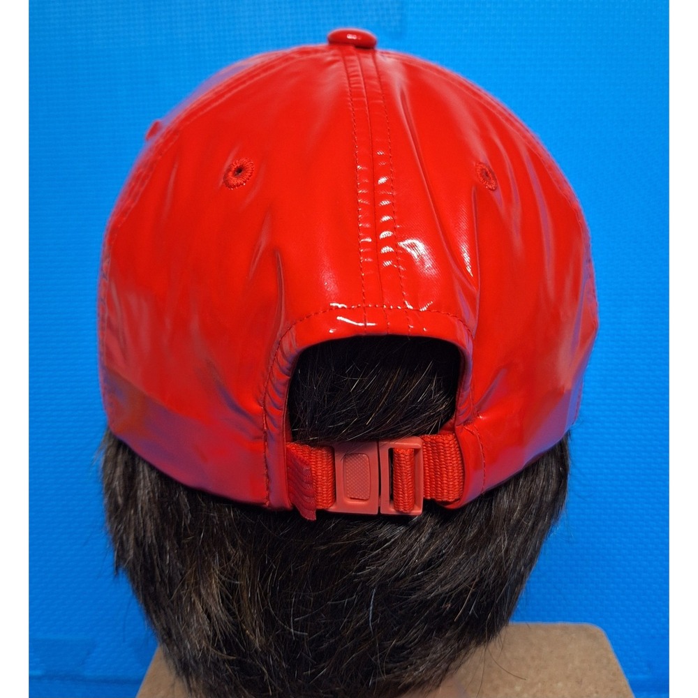 Ivy Park X Adidas Originals Baseball Cap Red Latex Beyoncé One Size Fits Most - Picture 5 of 12